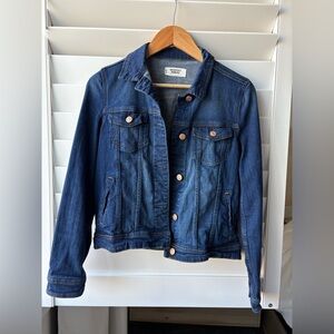 Mango Women's Classic Blue denim Jean Jacket small